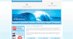 Desktop Screenshot of oceancolourprint.co.uk